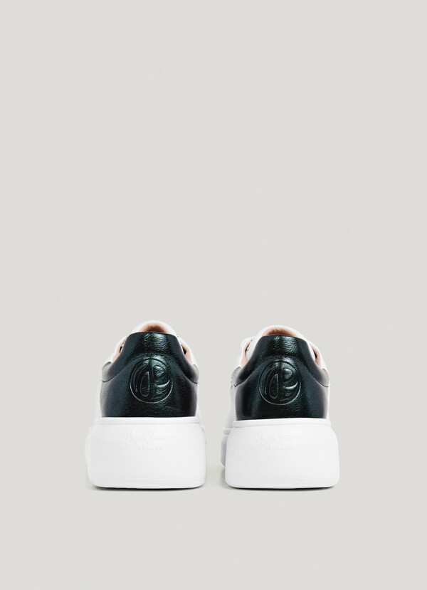 YARA - LEATHER TRAINERS WITH STUDS 
