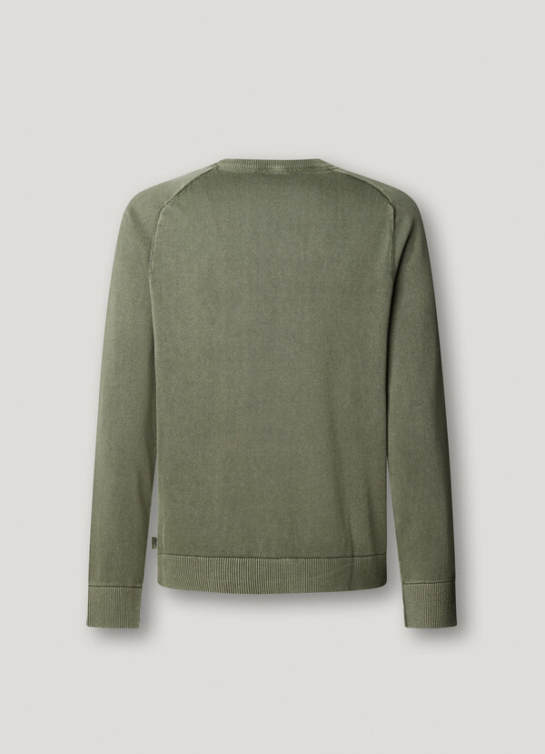 CREW NECK PIQU&Eacute; JUMPER