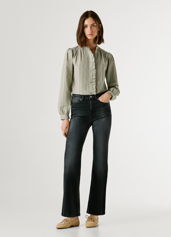 HIGH-RISE FLARE FIT JEANS - WILLA