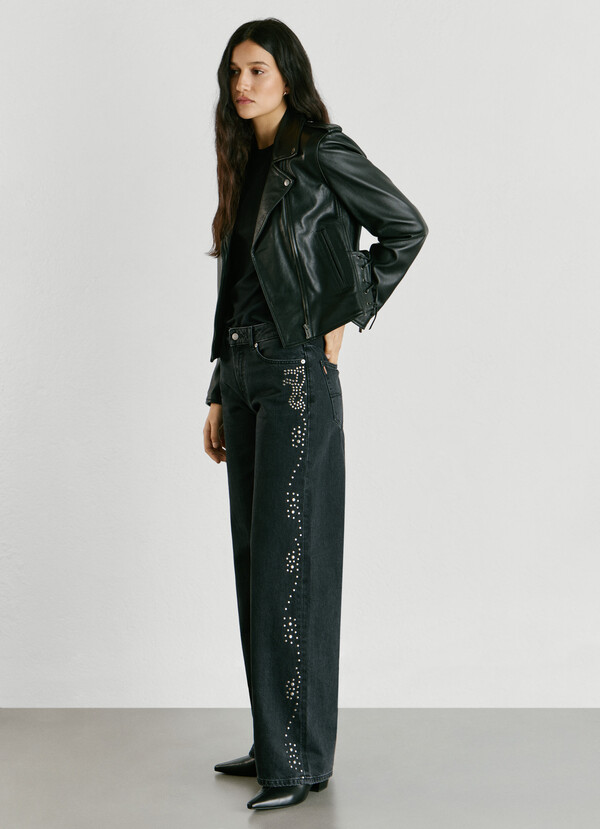 MID-RISE WIDE FIT JEANS - LINA