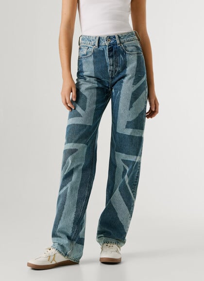 HIGH-RISE STRAIGHT FIT JEANS - EDEN