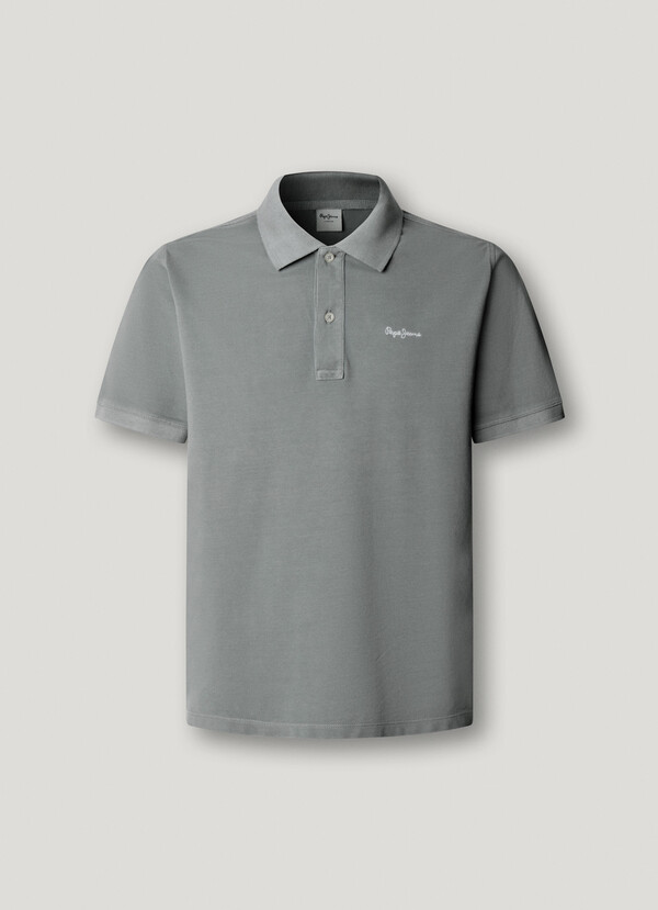 GARMENT DYED PIQUE POLO SHIRT