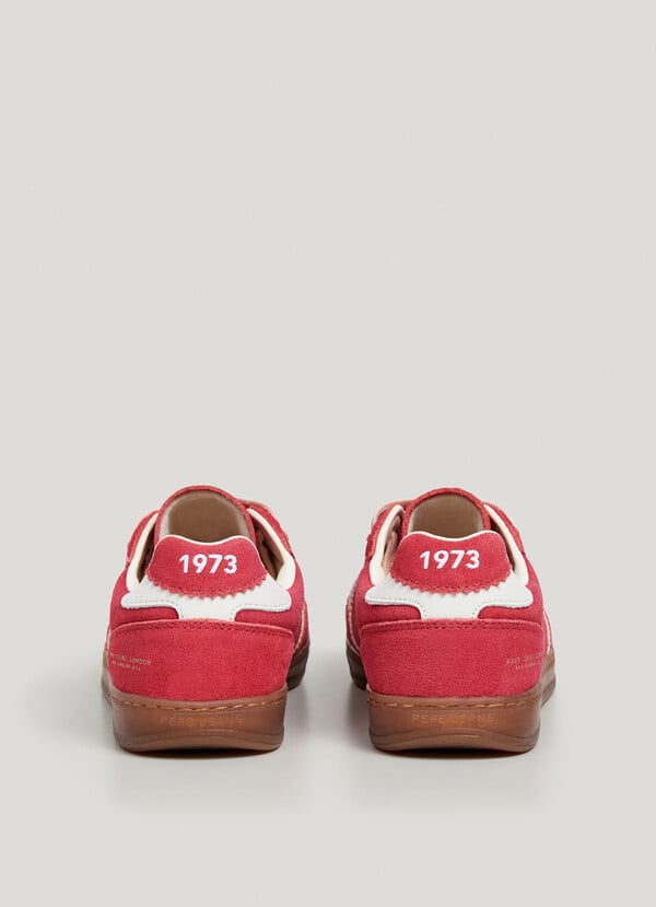 BALL - RETRO SUEDE TRAINERS 