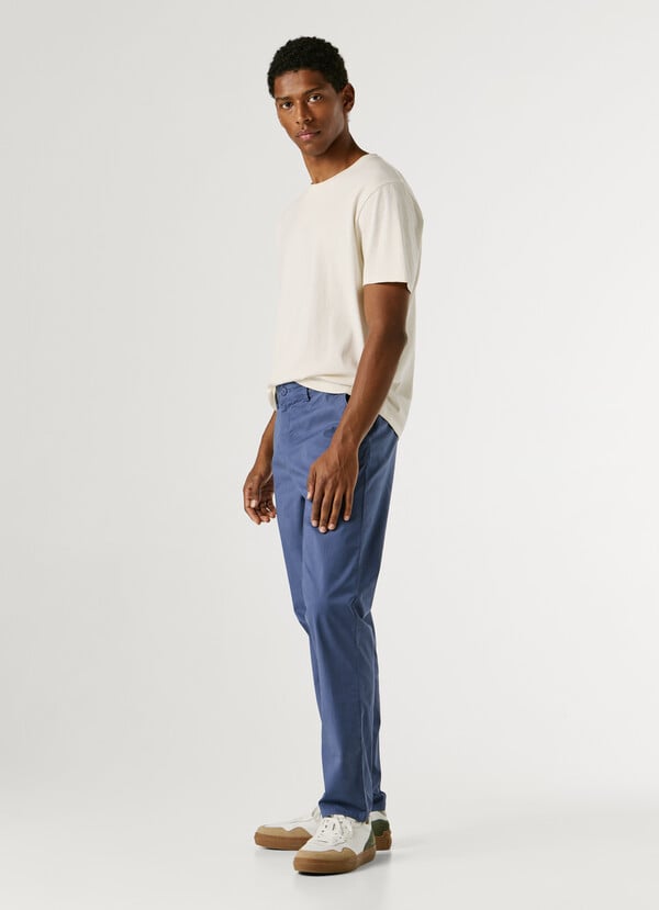 SLIM FIT CHINO TROUSERS
