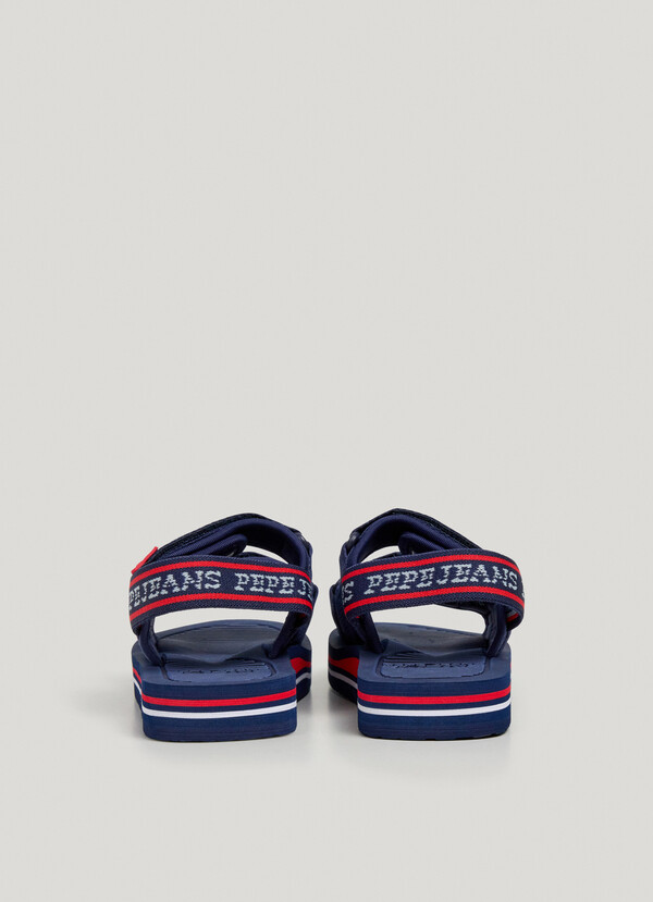 TREK SANDALS WITH VELCRO CLOSURE