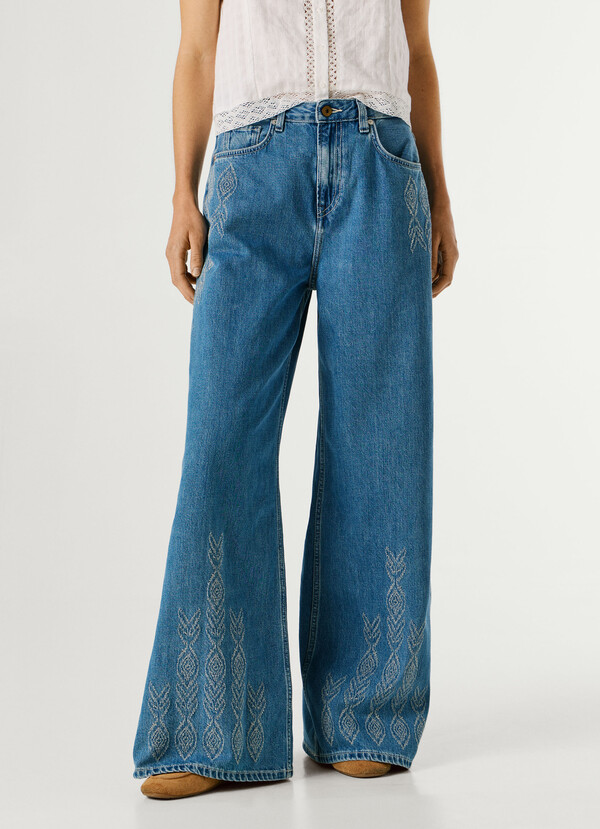 JAIMY- HIGH-RISE WIDE FIT JEANS 