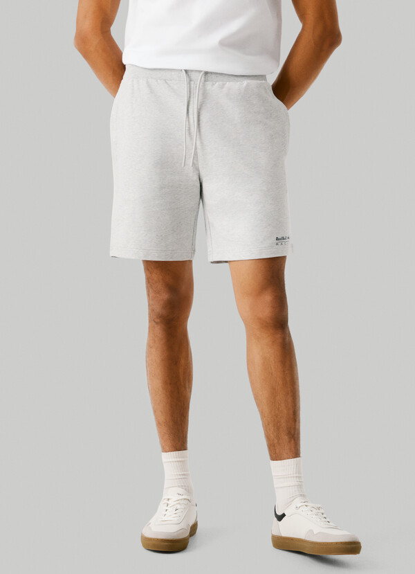 SLIM FIT FLEECE BERMUDA SHORTS