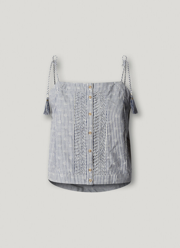 STRIPED STRAPPY TOP