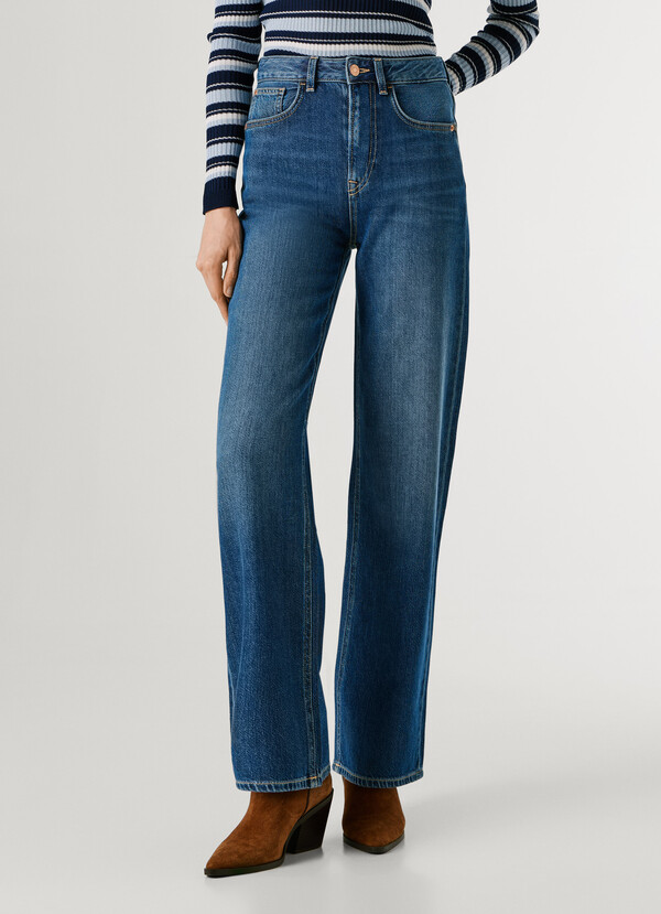 HIGH-RISE STRAIGHT FIT JEANS - LEXA