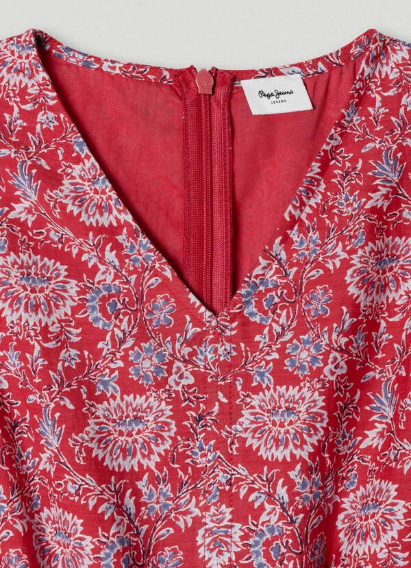 FLORAL PRINT MAXI JUMPSUIT