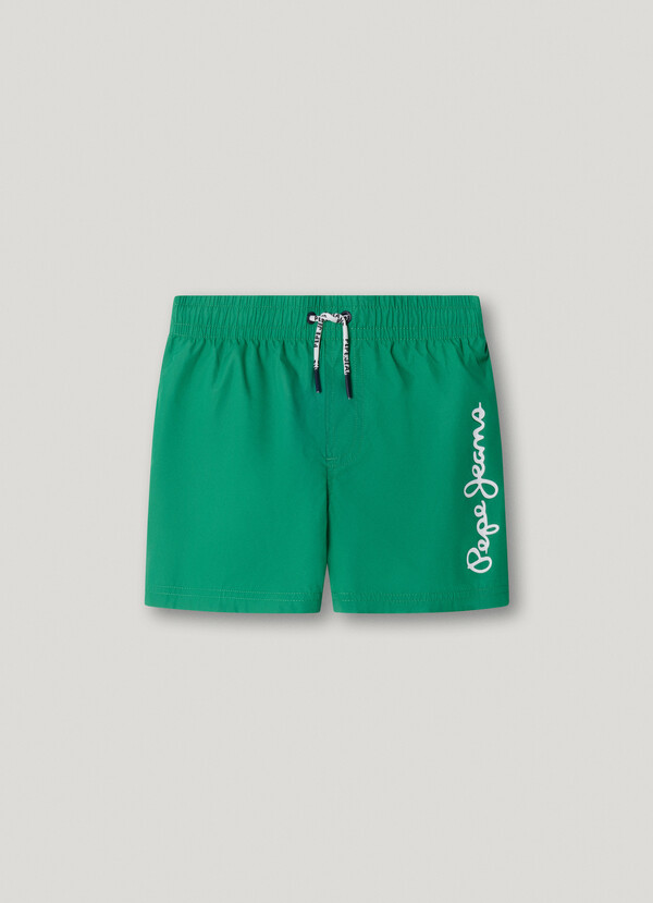 PRINTED LOGO SWIM SHORTS