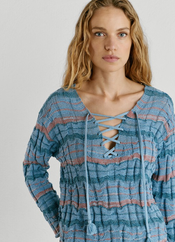 V-NECK KNIT JUMPER