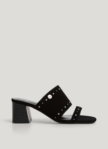 MULE SANDALS IN SUEDE
