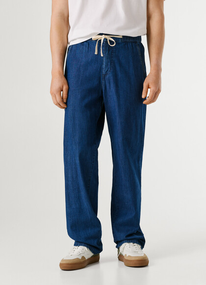 LOOSE FIT MID-RISE JEANS - HELIX