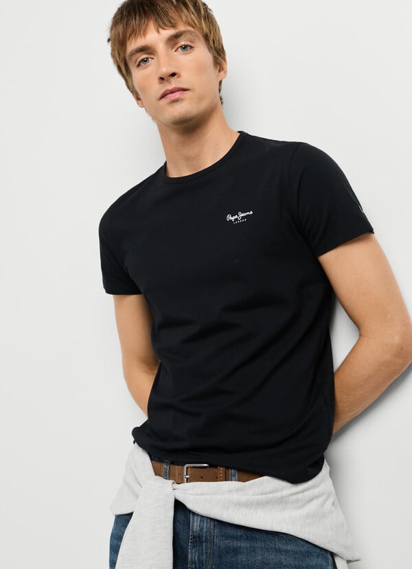 SLIM FIT LOGO PRINT T-SHIRT