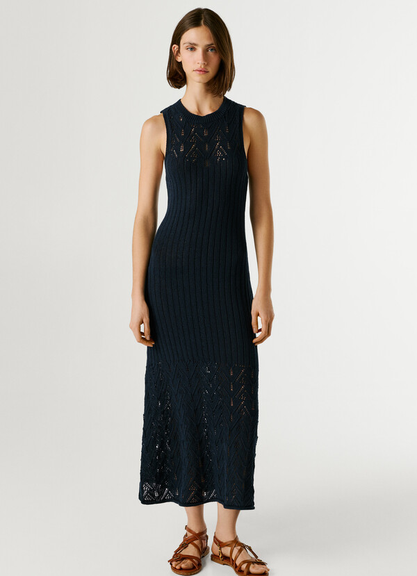 OPENWORK DETAIL MAXI DRESS