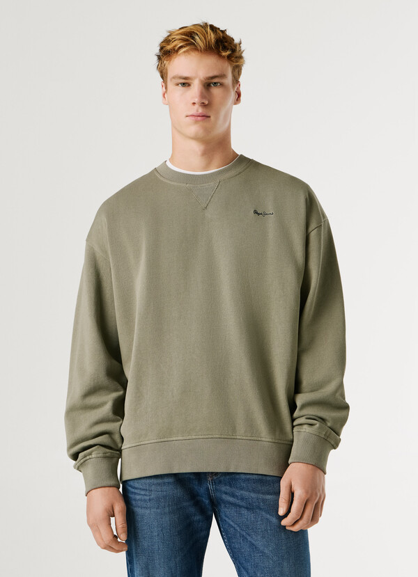 CREW NECK LOGO SWEATSHIRT