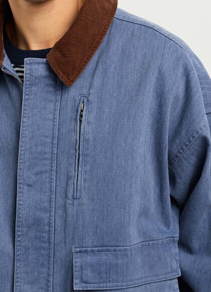 REGULAR FIT TWILL JACKET