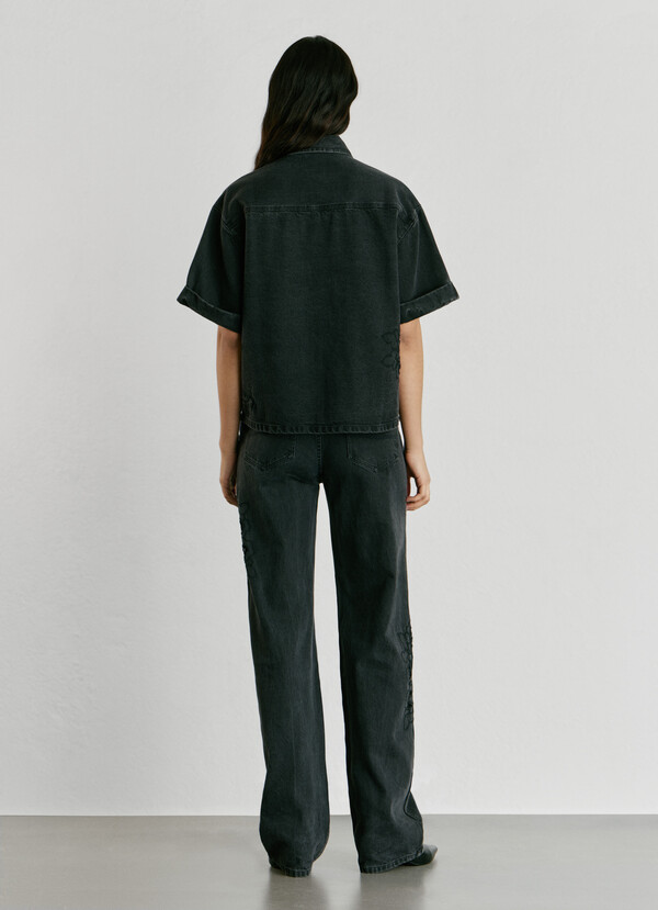 RELAXED FIT DENIM SHIRT