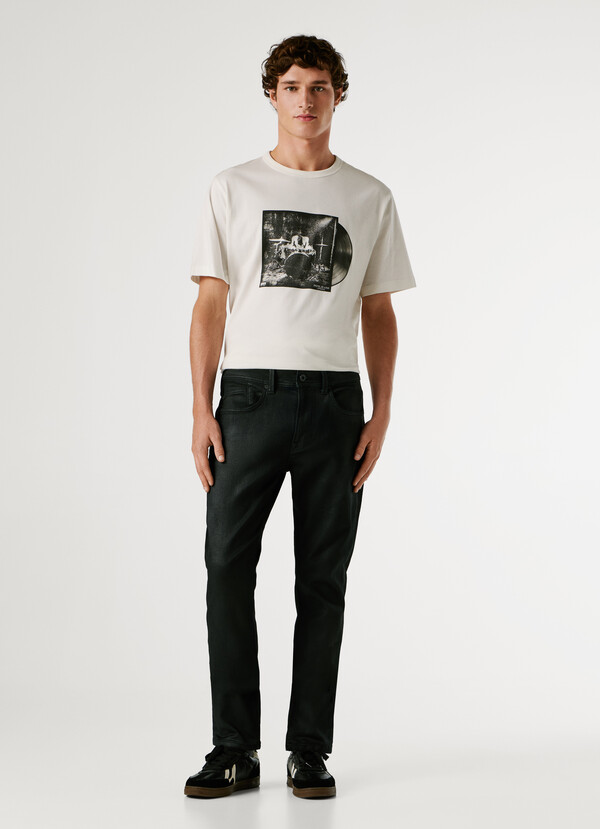 SLIM FIT MID-RISE JEANS - TRACK