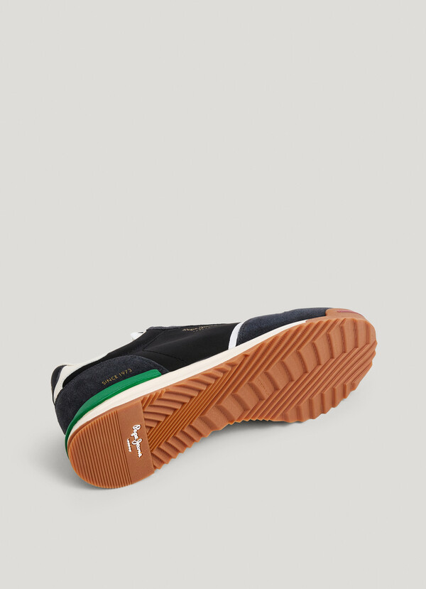 RETRO TRAINERS WITH SUEDE DETAILS - MARVIN