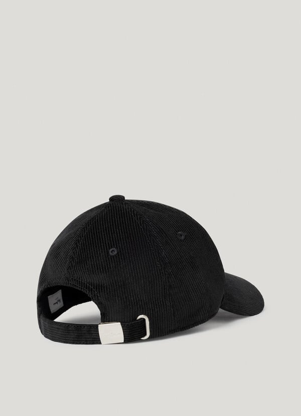 EMBROIDERED LOGO CORDUROY CAP