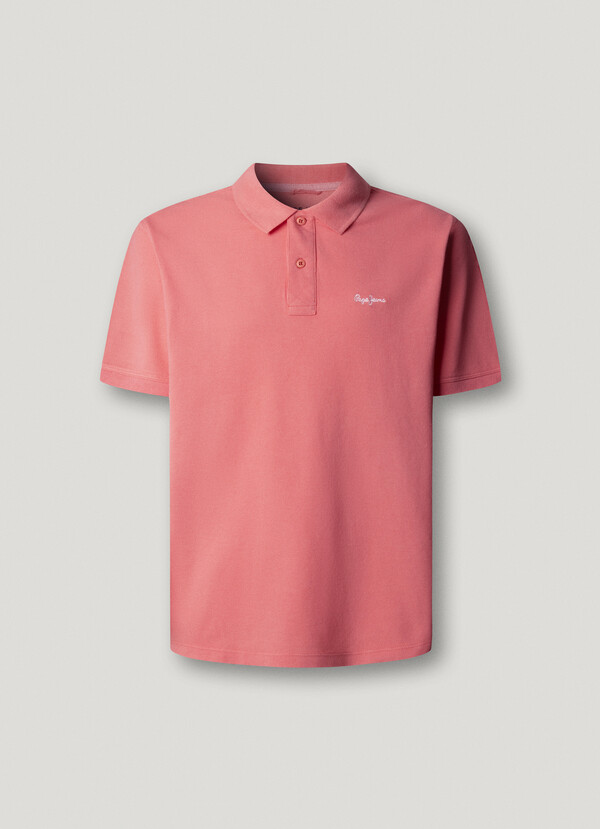 GARMENT DYED PIQUE POLO SHIRT