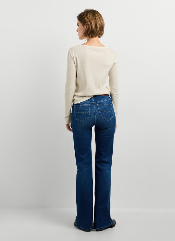 WILLA - HIGH-RISE FLARE FIT JEANS