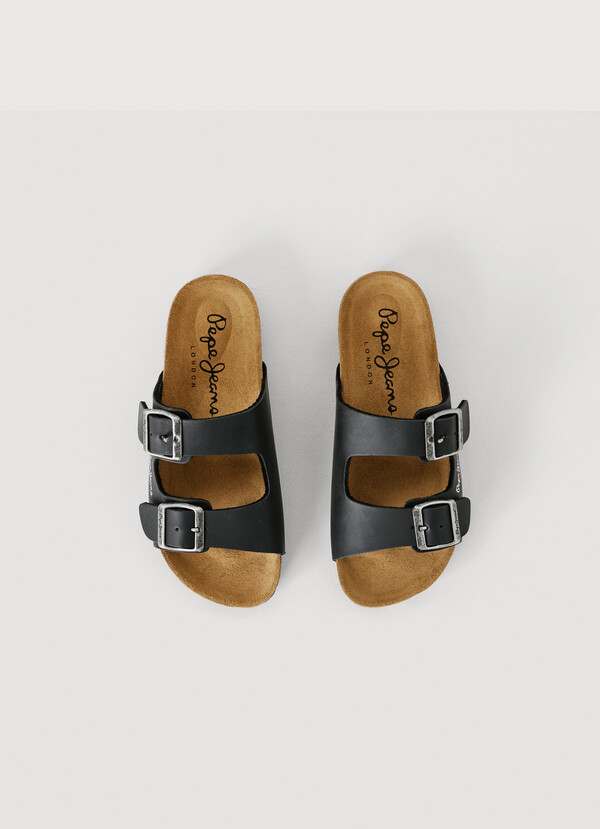 SANDALS WITH DOUBLE BUCKLE