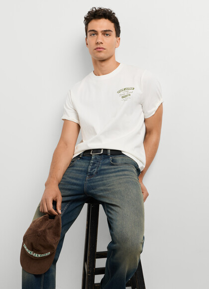 REGULAR FIT LOGO PRINT T-SHIRT