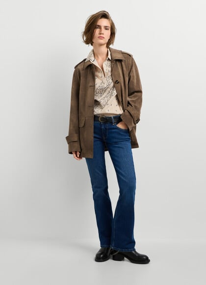 PIMLICO - LOW-RISE FLARE FIT JEANS