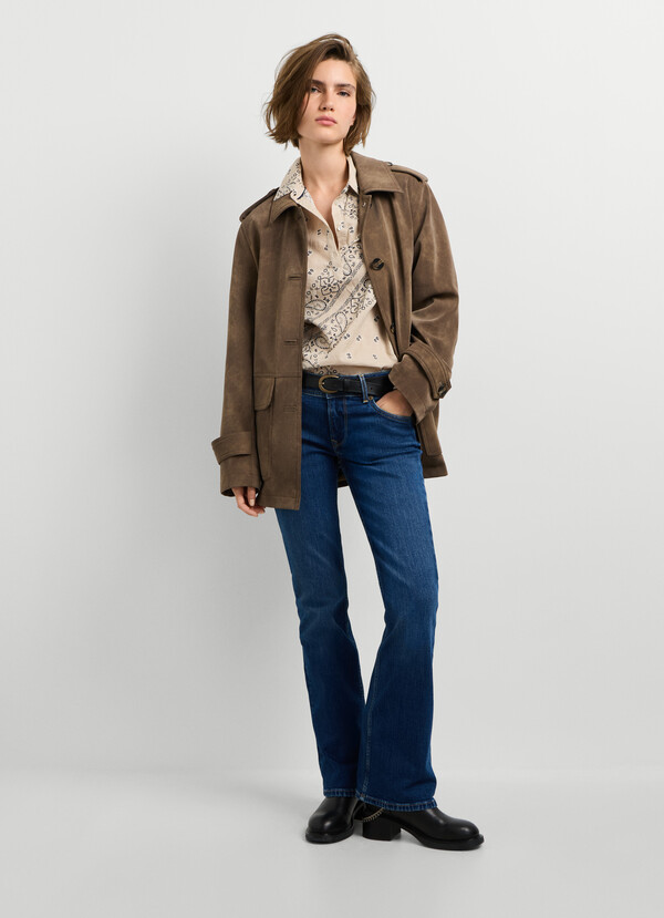 PIMLICO - LOW-RISE FLARE FIT JEANS PIMLICO - LOW-RISE FLARE FIT JEANS