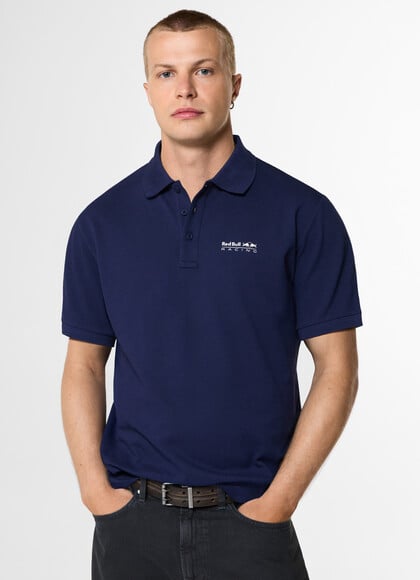Printed Logo Pique Polo Shirt