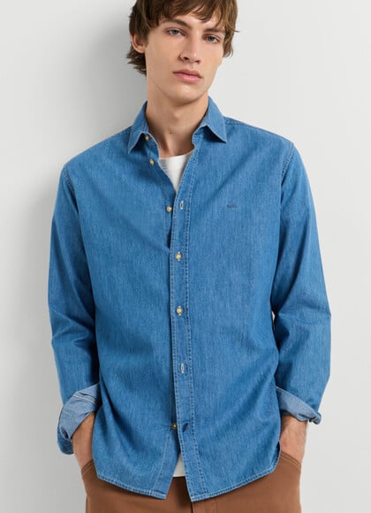 SLIM FIT DENIM SHIRT