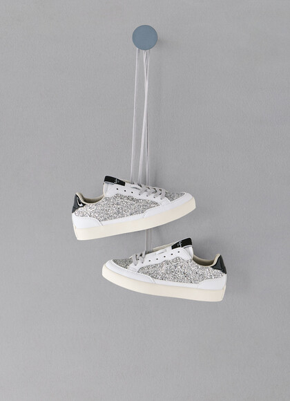 GLITTER DETAIL TRAINERS