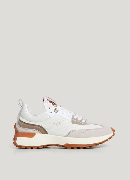 LUCKY - TRAINERS WITH SUEDE DETAILS