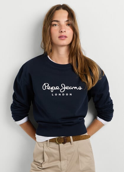 CREW NECK LOGO SWEATSHIRT