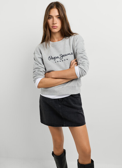 CREW NECK LOGO SWEATSHIRT