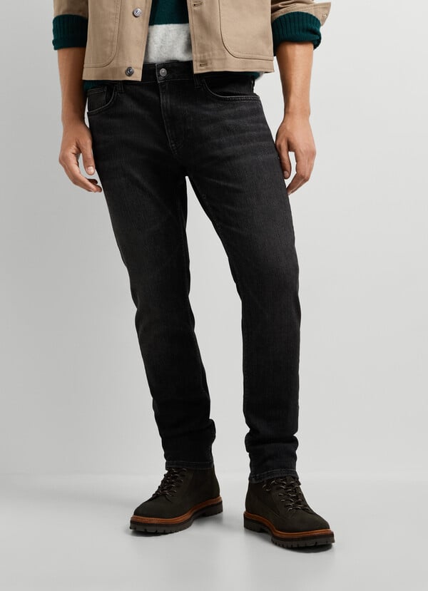 STANLEY - TAPER FIT MID-RISE JEANS - 2