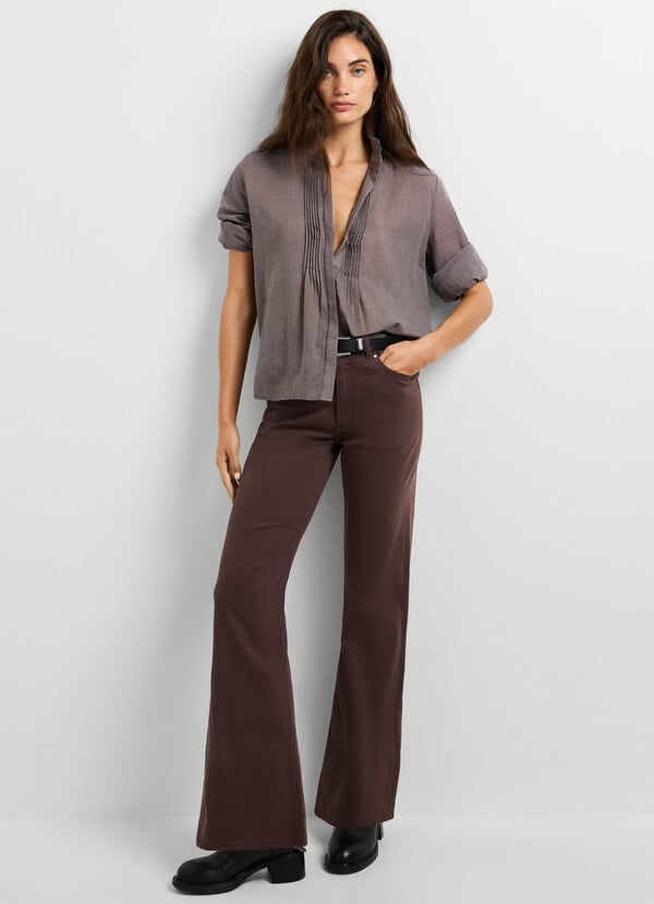 WILLA - FLARE FIT 5-POCKET TROUSERS WILLA - FLARE FIT 5-POCKET TROUSERS