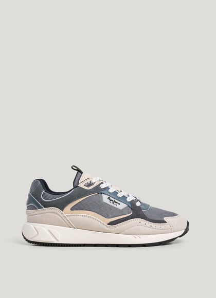 MARLON - TRAINERS WITH SUEDE DETAILS