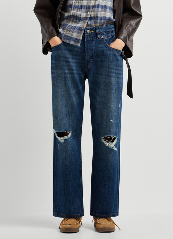 CRAFT - MID-RISE BOYFRIEND FIT JEANS - 2