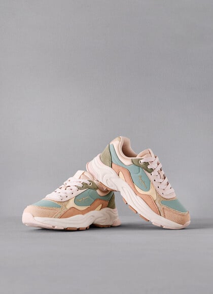 COMBINED TRAINERS WITH GLITTER DETAILS
