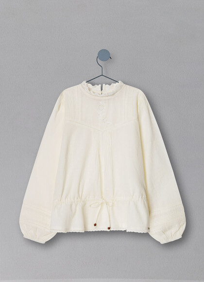 EMBROIDERED DETAILS BLOUSE