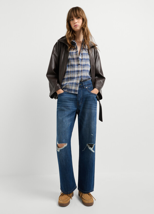 CRAFT - MID-RISE BOYFRIEND FIT JEANS