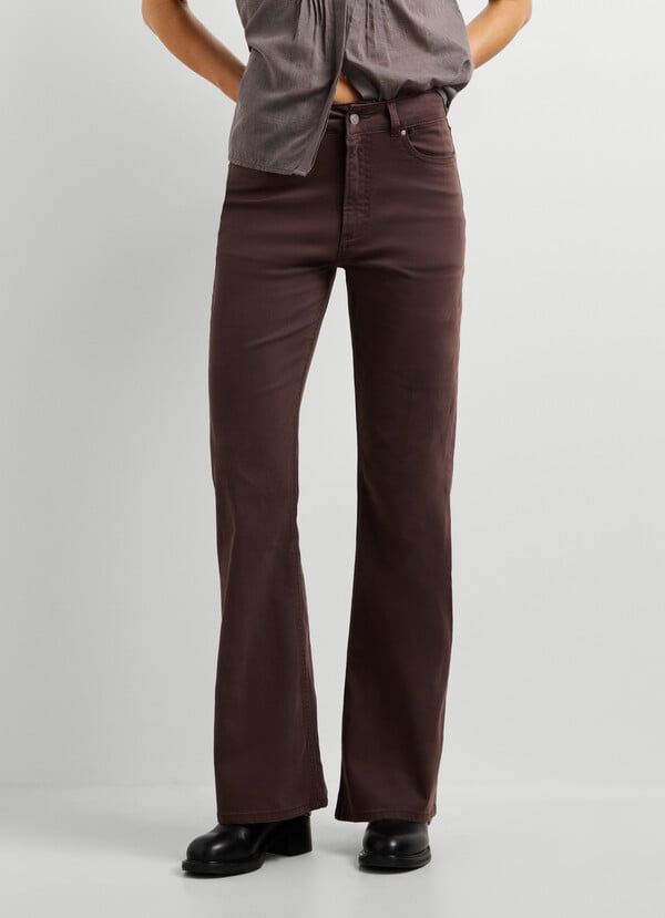 WILLA - FLARE FIT 5-POCKET TROUSERS - 2 WILLA - FLARE FIT 5-POCKET TROUSERS - 2