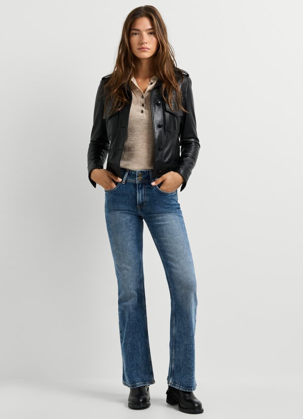 Venus - Mid-Rise Flare Jeans
