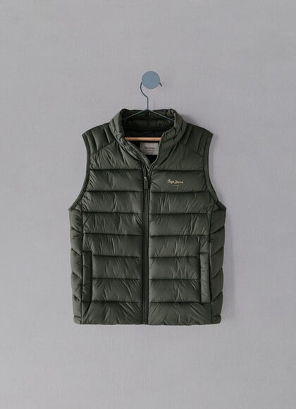 REGULAR FIT PADDED GILET