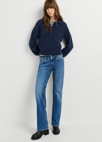 VENUS - LOW-RISE STRAIGHT FIT JEANS