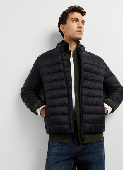 PADDED HIGH NECK PUFFER JACKET